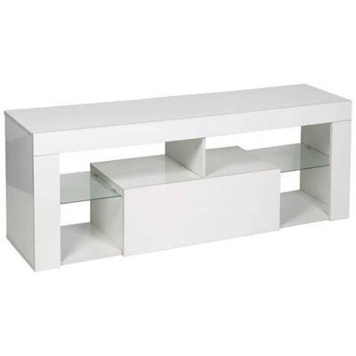 Tv Led Stand ''''boarda'''' Laccato - Bianco