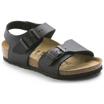 New York Black Birkoflor Sandalo Bambini - Calzata Stretta Eur 39