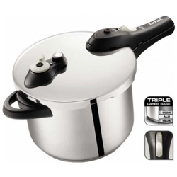 Secure 5 Neo - Pentola a pressione da 6 litri, in acciaio inox, con 5 Sistemi di Sicurezza, con sistema di apertura / chiusura facile, per tutti i tipi di piani cottura (inclusa quella a induzione) características