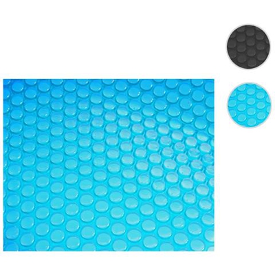 Telo Copertura Isotermica Per Piscina Pe 200 Micron Rettangolare 10x5m Azzurro