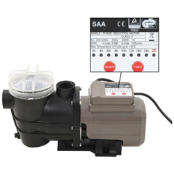 Pompa Per Piscina Con Timer Nera 0,25 Hp 8000 L / h características