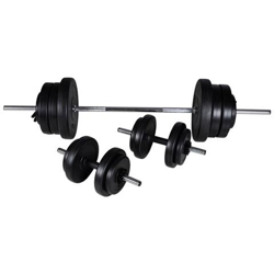 Set Bilanciere + 2 Manubri 60.5kg precio