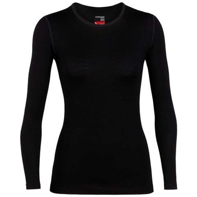 Magliette Icebreaker 260 Tech L / s Crewe Abbigliamento Donna Xs