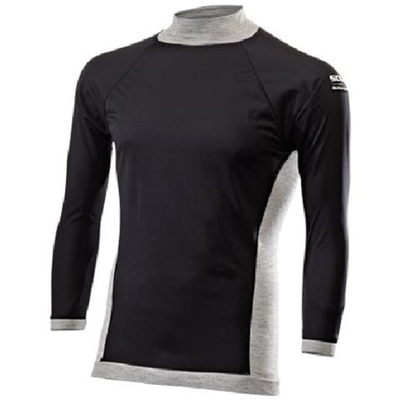 Ts4mlxlwogr Sixs Six2 Ts4 Merinos Lupetto Manica Lunga Antivento Wool Grey L / xl