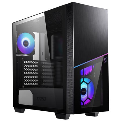 Case MPG SEKIRA 100R Middle Tower ATX / EATX / Micro-ATX / Mini-ITX 2 Porte USB 3.0 Colore Nero (Finestrato)