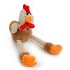 Gioco per cani goDog® Pollo Skinny Roosters - ca. L 40,6 x P 16,5 x H 9 cm