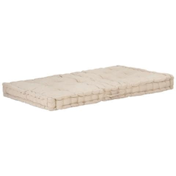 Cuscino Per Pallet E Pavimento In Cotone 120x80x10 Cm Beige características