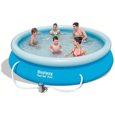 Piscina Fast Set Pompa E Filtro A Cartuccia Tonda Ø366xh. 76 Cm