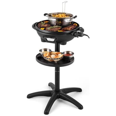 Grillpot, Nero, Rotondo, Ghisa, Acciaio inossidabile, Ghisa
