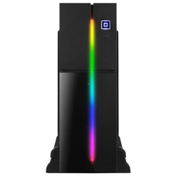 Case Playa Slim Tower Micro ATX / Mini-ITX 2 Porte USB 3.0 Colore Nero en oferta