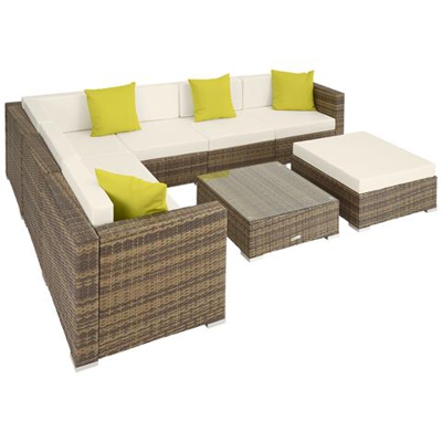 Set Lounge Da Giardino Marbella, Variante 2 - Naturale