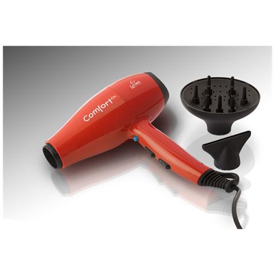 A21. COMFORTION. RS Asciugacapelli Comfort Ionico Potenza 2200 Watt - Colore Rosso