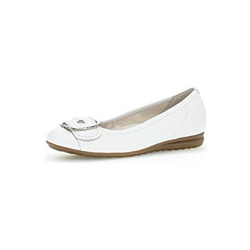 Donna Ballerine, La Signora Ballerine Classiche, Ballerina, Scarpe Estive, Classico Elegante, Bianco, 38.5 Eu / 5.5 Uk características
