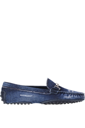 Denim loafers en oferta