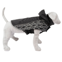 Impermeabile KONG OUTERWEAR Elements Nero - Tg. L: ca. 49 cm lungh. dorso en oferta