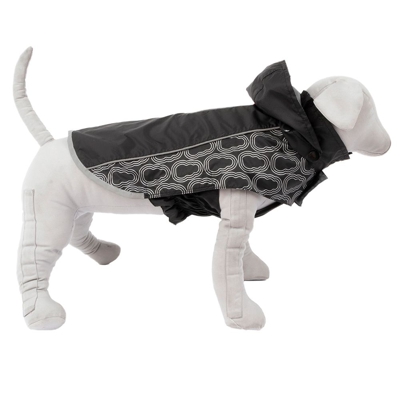 Impermeabile KONG OUTERWEAR Elements Nero - Tg. L: ca. 49 cm lungh. dorso