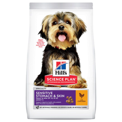 Hill's Science Plan Adult 1+ Sensitive Stomach & Skin Small & Mini Pollo - 3 kg en oferta