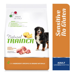 Natural Trainer Sensitive No Gluten Adult Medium/Maxi con Maiale - Set %: 2 x 12 kg precio