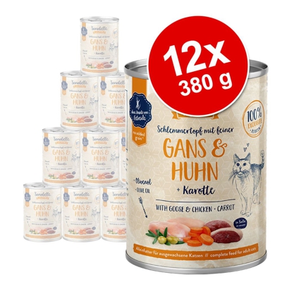 Sanabelle All Meat 12 x 380 g - Manzo & Tacchino