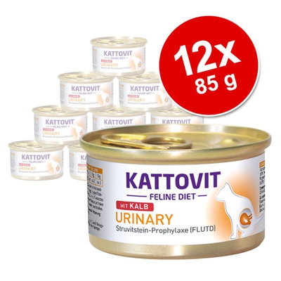 Kattovit Urinary 12 x 85 g - Vitello