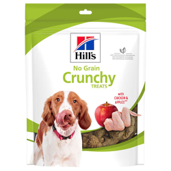 Hill's No Grain Crunchy Snacks Pollo & Mela - Set %: 12 x 227 g características