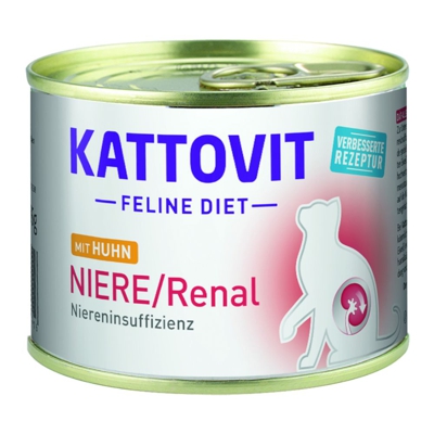 Kattovit Reni/Renal Insufficienza renale - 6 x 185 g - Tacchino