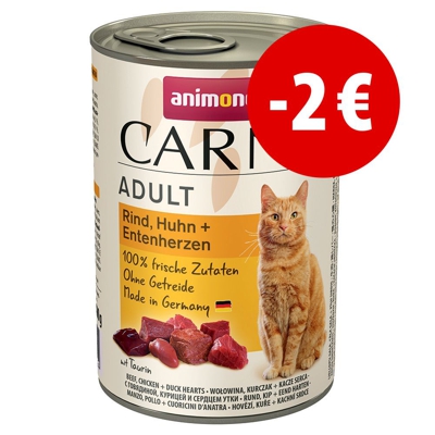 Prezzo speciale! 24 x 400 g Animonda Carny - Pollo & Salmone