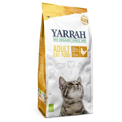 Yarrah Bio crocchette con Pollo bio per gatti - Set %: 2 x 2,4 kg
