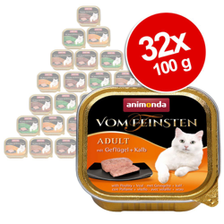 Animonda vom Feinsten 32 x 100 g Set Misto - Milkies: Pollo & latte, Tacchino & latte, Pollo & yogurt, Pollame & panna en oferta