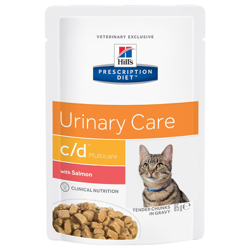 Hill's Prescription Diet c/d Multicare Urinary Care umido per gatti - Set %: 24 x 85 g características