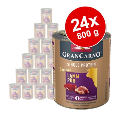 Animonda GranCarno Adult Single Protein Supreme 24 x 800 g - Cavallo puro