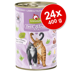 GranataPet DeliCatessen 24 x 400 g - Tacchino & Fagiano precio