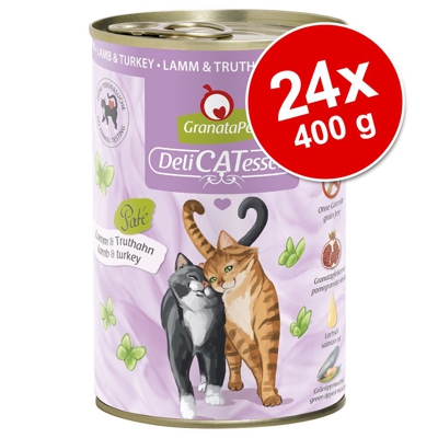GranataPet DeliCatessen 24 x 400 g - Tacchino & Fagiano
