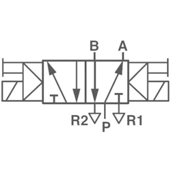 Norgren Valvola pneumatica ad azionamento meccanico V50A511A-A213A 24 V/DC Materiale cassa Alluminio Materiale sig NBR precio