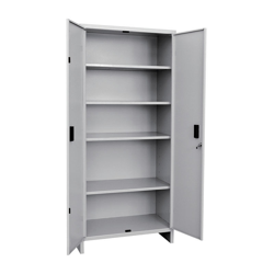 ARMADIO 2 Ante in Lamiera Verniciata CON RIPIANI 92,5x39x180H cm Fornito Smontato en oferta
