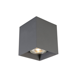 QAZQA Faretto qubo - Moderno - Alluminio - Grafite - Cubo/Quadrato Max. 1 x Watt precio