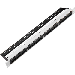 RackMatic - Patch Panel 1U 24 RJ45 UTP Cat.6 pettine bianco características