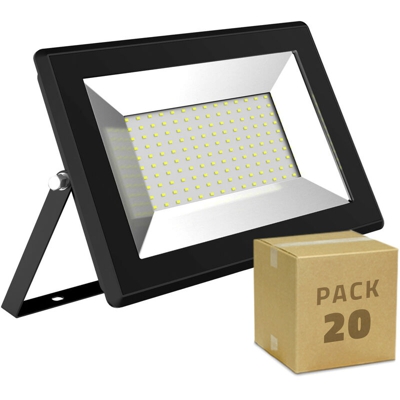Ledkia - Pack Faretto Proiettore LED Solid 50W (20 Un.) Bianco Caldo 3000K