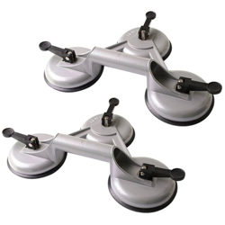ProPlus Ventose Triple a Vuoto per Sollevamento 2 pz Alluminio características