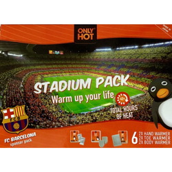 Stadium Pack Only Hot 6 Warmer Scalda Mani Piedi Corpo Only Hot Viaggi Gite precio