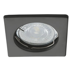 faretto incasso alor 1 luce 60 mm CE IP20 fisso lamiera di acciaio nero quadrato kan 26727 precio