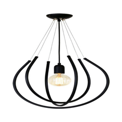 Lampada a Sospensione Felis - Lampadario - da Soffitto - Nero in Metallo, 39 x 39 x 90 cm, 1 x E27, 60W precio