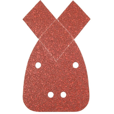 Fogli a fissaggio strappo & 2 punte 140 mm 10 pz Grana 60 - Silverline