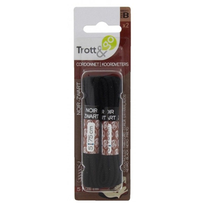 Gubra - LACCI CORDA NERI CM 75 2 PAIA