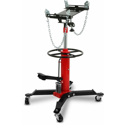 500 kg Sollevatore idraulico da fossa - Versione breve (Altezza di lavoro 88 - 180 cm, 4 Ruote, Piastra di supporto regolabile, regolabile in altezza