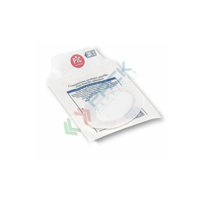 Compressa oculare sterile con bordo adesivo e tampone centrale