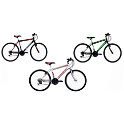 BICICLETTA UOMO MTB 27.5 - colore nero/arancio características