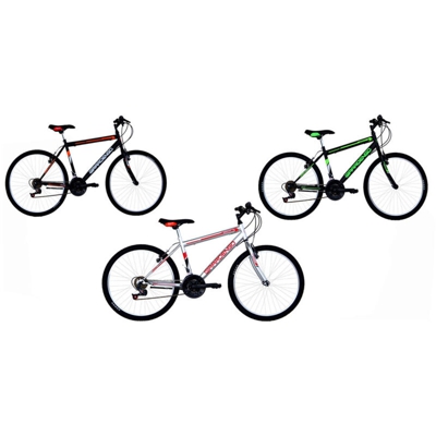BICICLETTA UOMO MTB 27.5 - colore nero/arancio