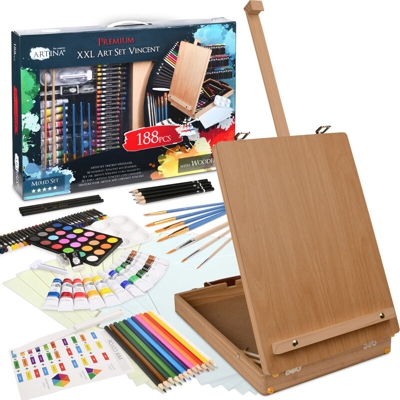 set di pittura Vincent 188 unitá per adulti e bambini - Artina