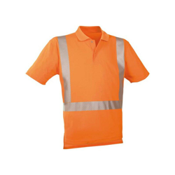 FP - Polo-Shirt Arancione Brillante Ad Alta Visibilità, Dimensioni 2Xl características